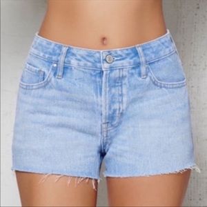 PACSUN Clearwater Mid Rise Cutoff Denim Shorts 29